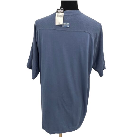 Vintage 90's Polo Sport Ralph Lauren Short Sleeve Cotton Blend Zip Pocket Shirt - Picture 2 of 6